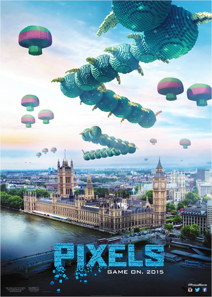 Pixels (2015) Poster #1 - Trailer Addict