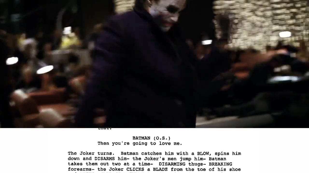 The Dark Knight Featurette - From Script to Screen (2008) Screen Capture #3