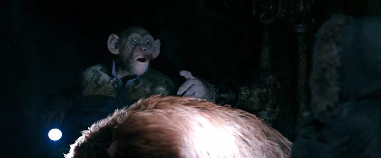 War for the Planet of the Apes (2017) - Bad Ape and Maurice Screen Capture #3
