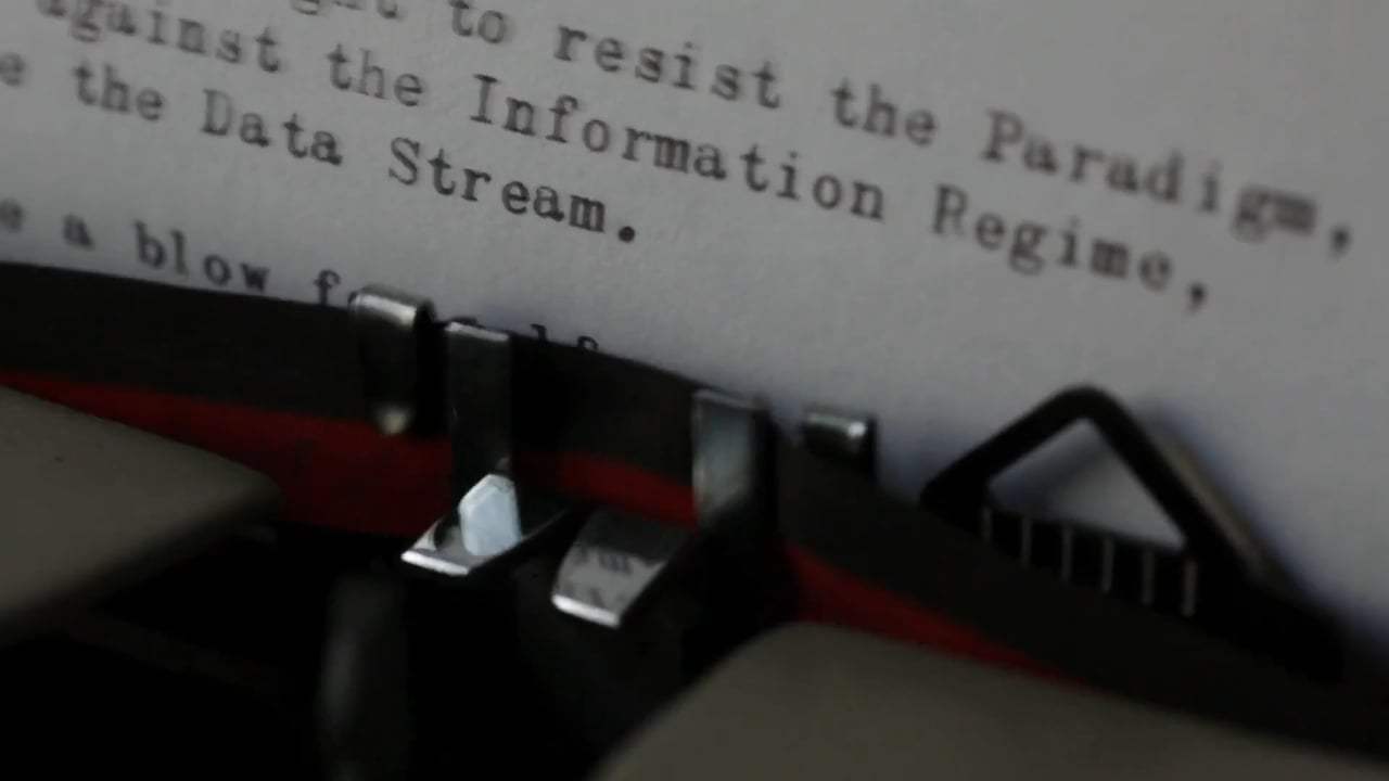 California Typewriter (2017) - Revolution Will be Typewritten Screen Capture #2