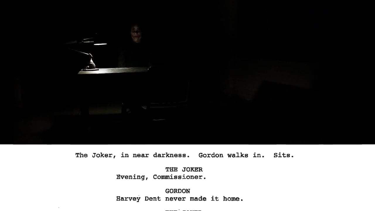 The Dark Knight Featurette - From Script to Screen: The Joker Interrogation Scene (2008) Screen Capture #1