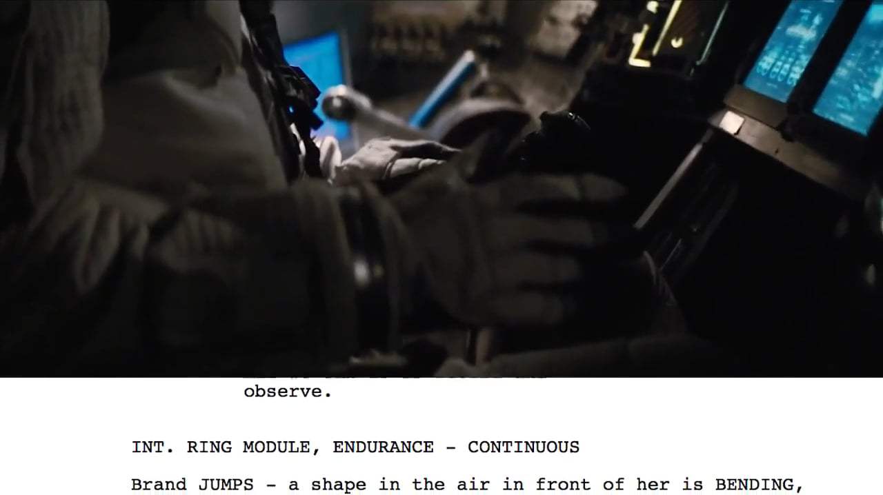 Interstellar Featurette - From Script to Screen: Dr. Brand First Handshake (2014) Screen Capture #3