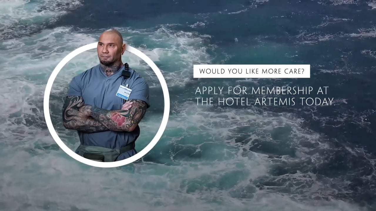 Hotel Artemis Viral - Dave Bautista's Guide to Mindful Meditation (2018) Screen Capture #4