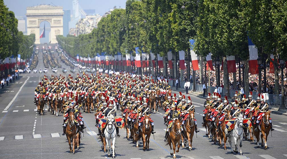 Bastille Day Parade in France
