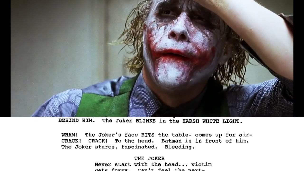 The Dark Knight Featurette - From Script to Screen: The Joker Interrogation Scene (2008)