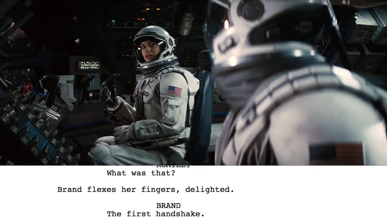 Interstellar Featurette - From Script to Screen: Dr. Brand First Handshake (2014)