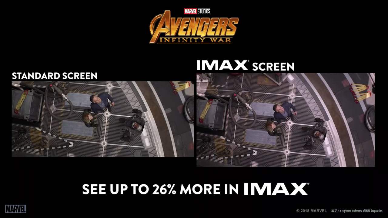 Avengers: Infinity War IMAX Comparison Trailer (2018)