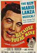 Because You're Mine (1952) Poster #1 Thumbnail