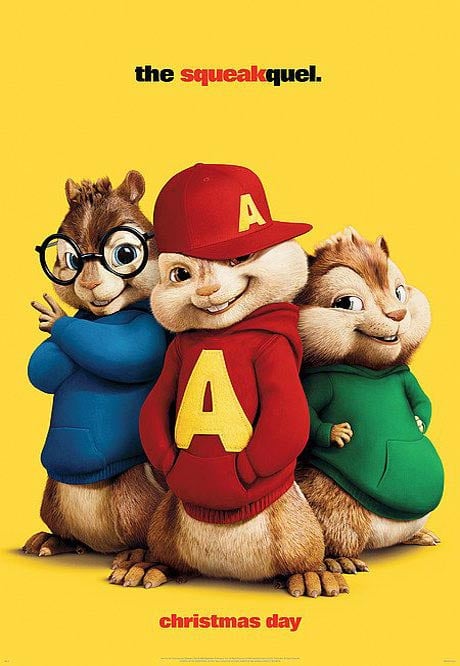 Alvin and the Chipmunks: The Squeakquel Poster #2