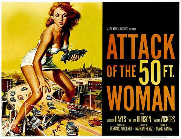 Attack of the 50 Foot Woman Poster #2