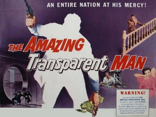 The Amazing Transparent Man Poster #2
