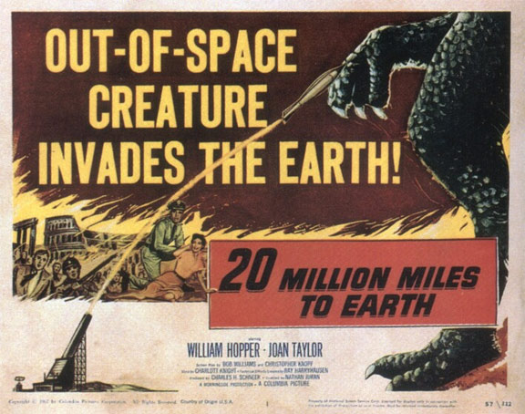 20 Million Miles to Earth Poster #2
