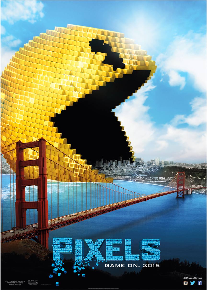 Pixels (2015) Poster #1 - Trailer Addict