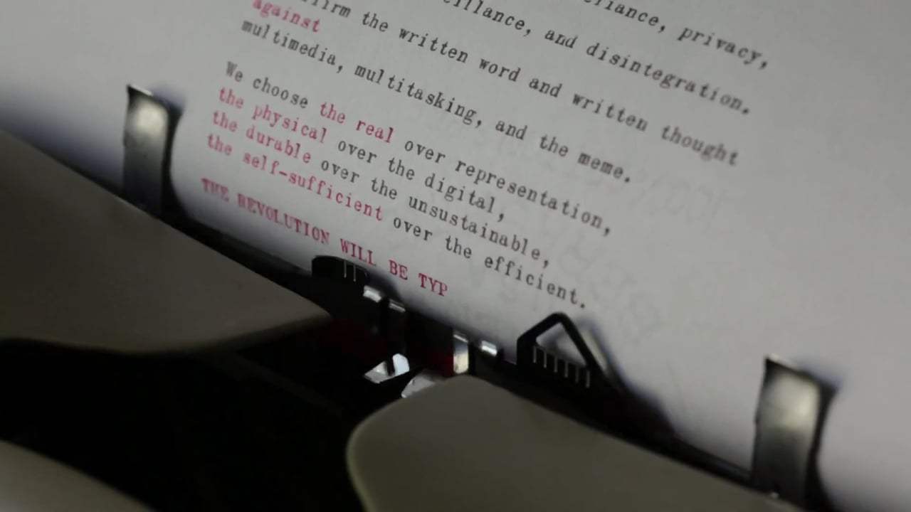 California Typewriter Trailer (2017) Screen Capture #4