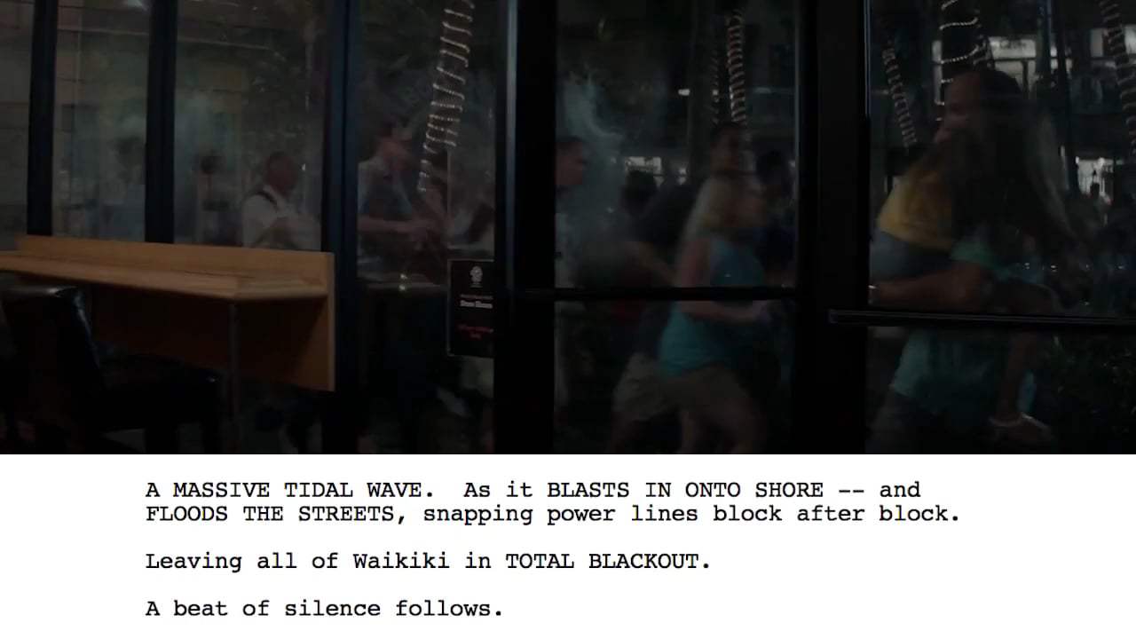 Godzilla Featurette - From Script to Screen: Tidal Wave Scene (2014) Screen Capture #3