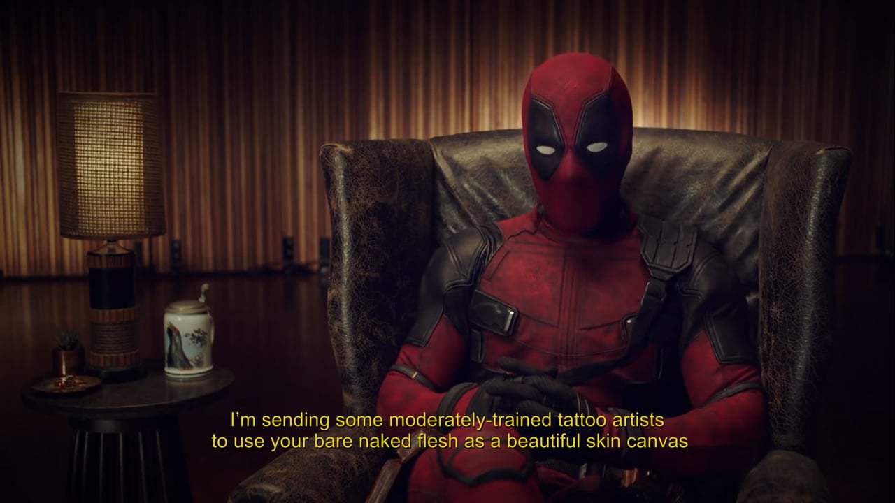 Deadpool 2 Viral - Brazil Comic Con Tattoos (2018) Screen Capture #2
