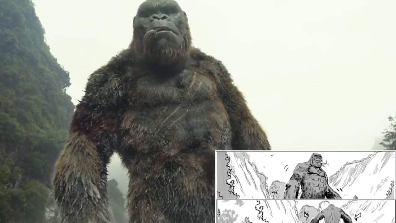 Kong: Skull Island Featurette - From Script to Screen: Kong vs Squid (2017) Screen Capture #4