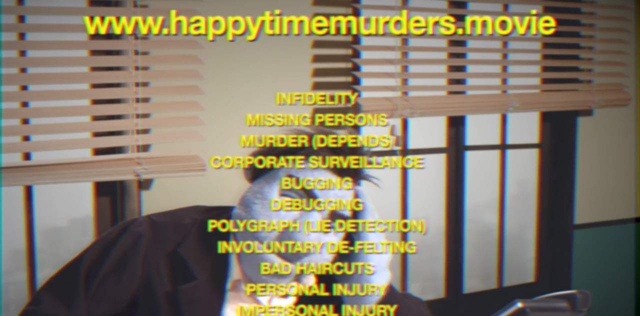 The Happytime Murders Viral - PI Infomercial (2018) Screen Capture #3