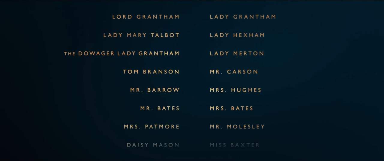 Downton Abbey Teaser Trailer (2019) Screen Capture #4