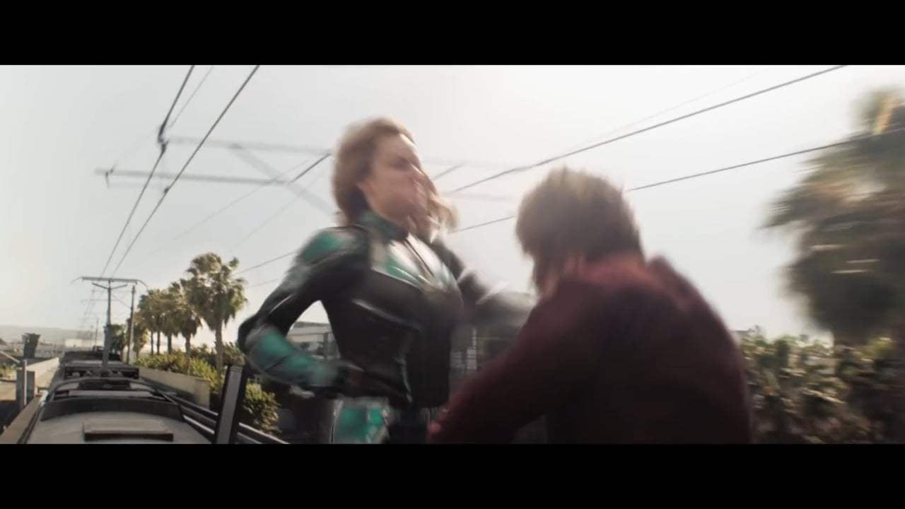 Captain Marvel (2019) - Train Fight Screen Capture #2