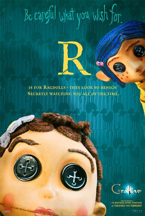 Coraline (2009) Poster #8 - Trailer Addict