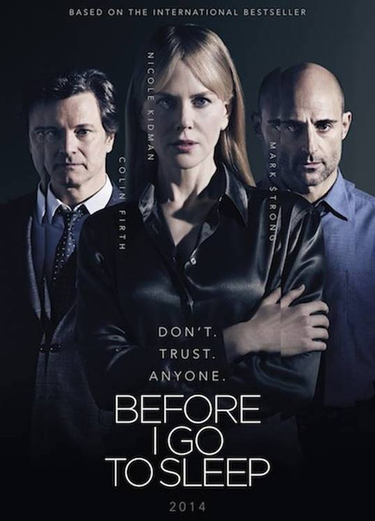 Before I Go to Sleep Poster #1