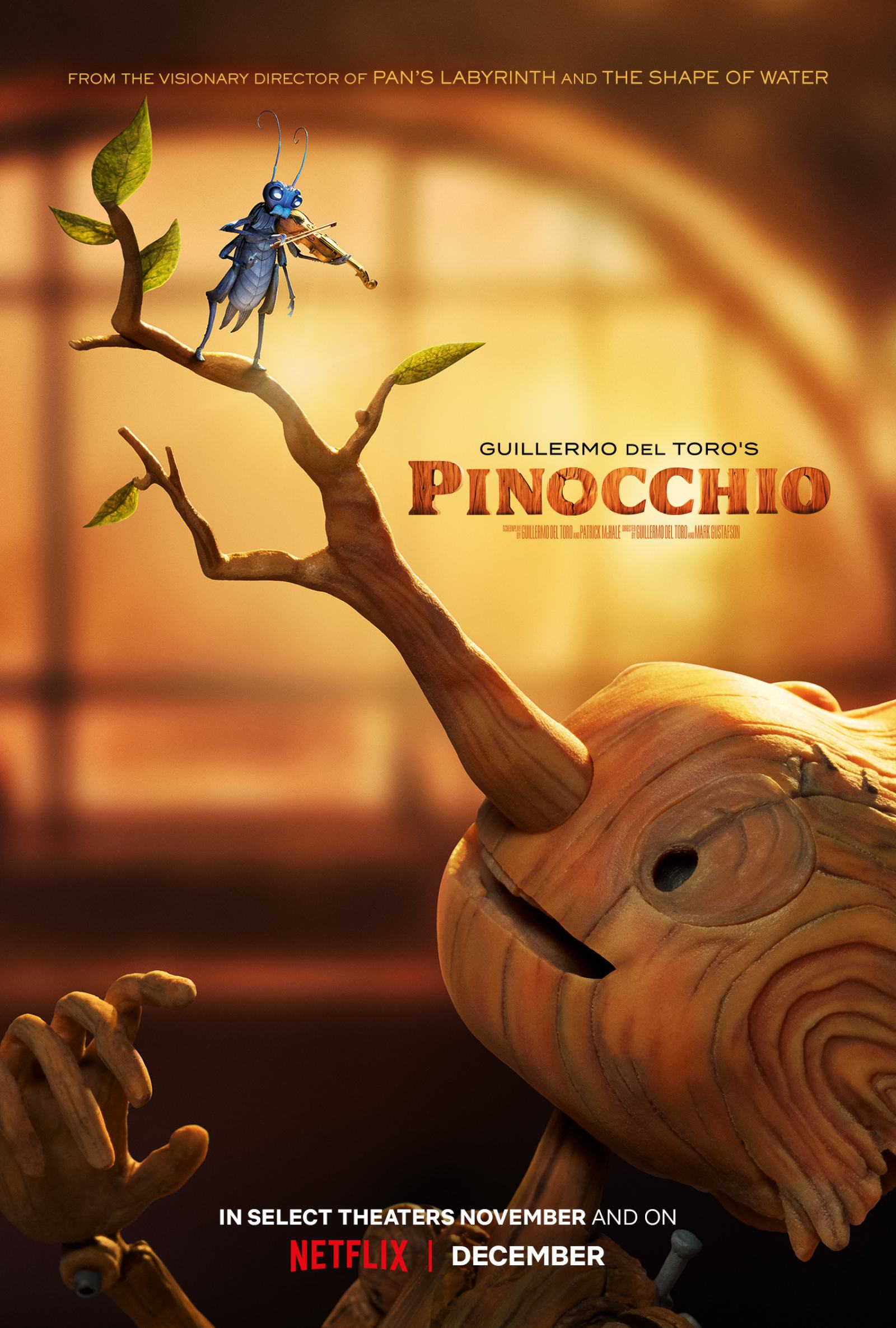 Guillermo del Toro's Pinocchio Poster #1