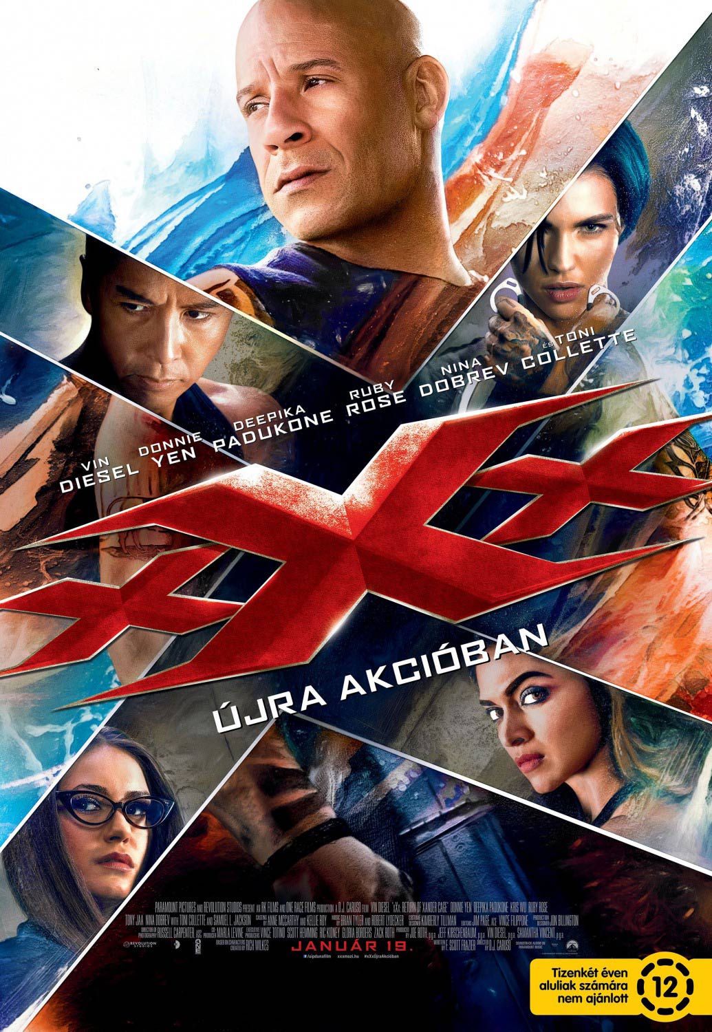 Xxx The Return Of Xander Cage 2017 Poster 1 Trailer Addict
