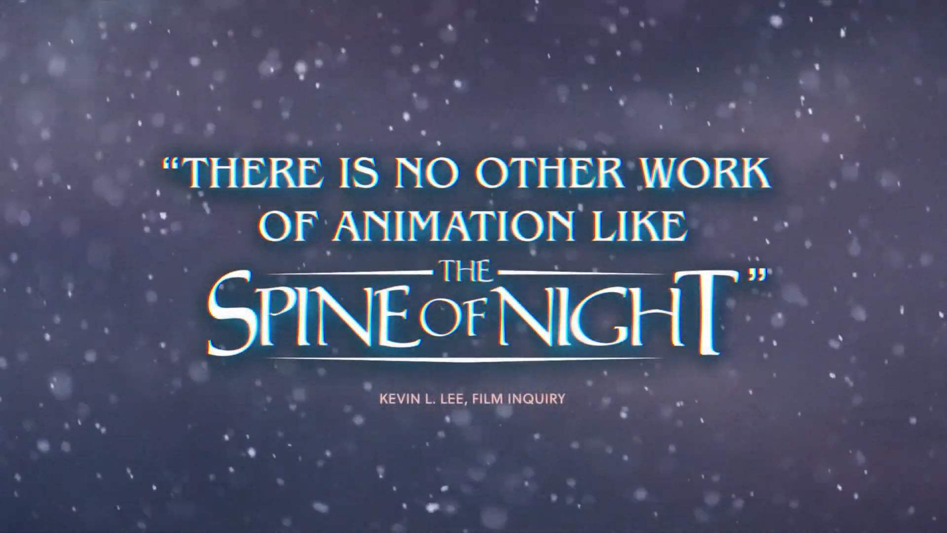 The Spine of Night Trailer (2021)