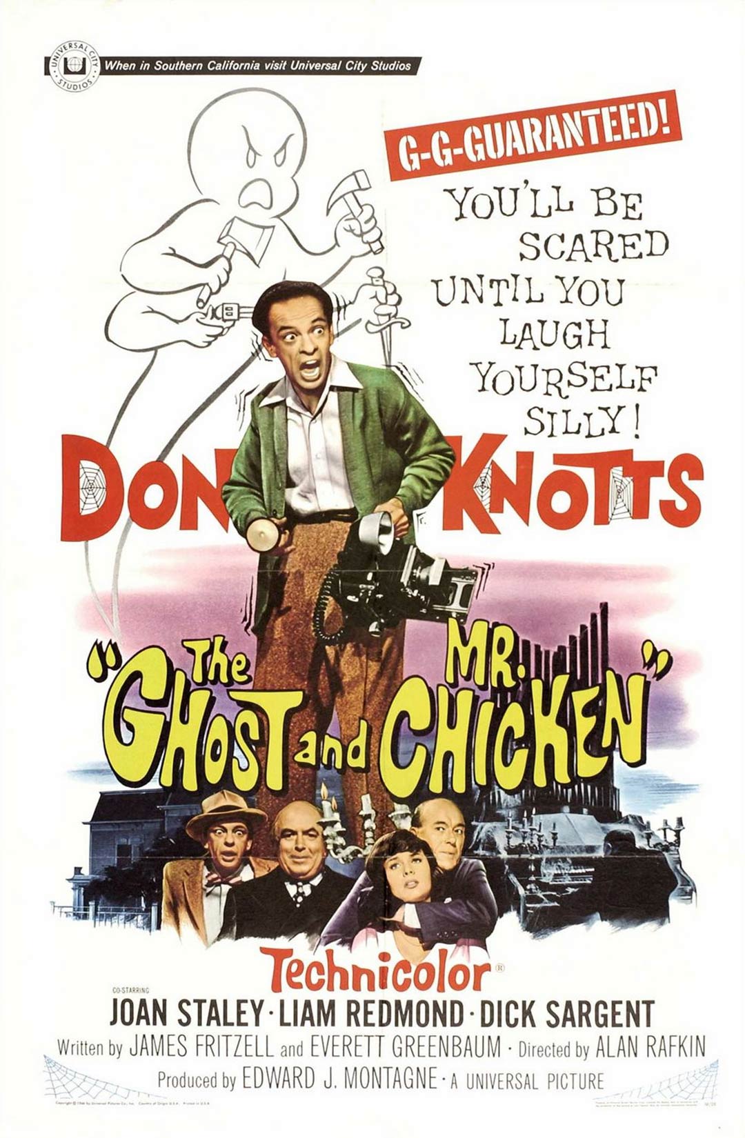 full cast of the ghost and mr chicken