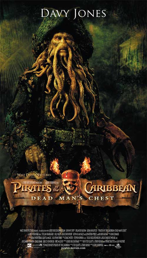 Pirates of the Caribbean: Dead Man's Chest (2006) Poster #1 - Trailer Addict