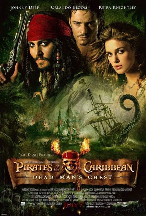Pirates of the Caribbean: Dead Man's Chest Poster #1